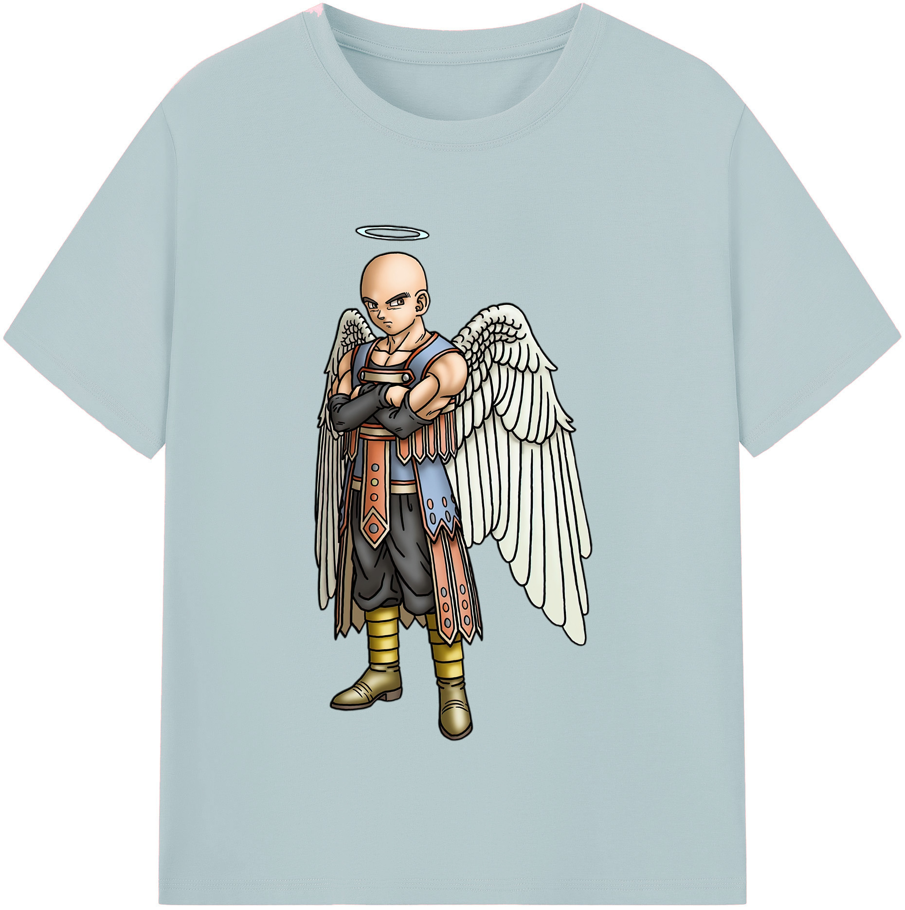 （画像用） ドラゴンクエスト Doragon Kuesuto Dragon Quest 綿100％半袖Tシャツ（フロントプリント）
